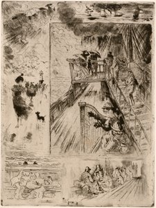 Passasjen Passasjen, 1879-1885. av Felix Hilaire Buhot