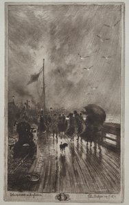 Lander i England av Felix Hilaire Buhot