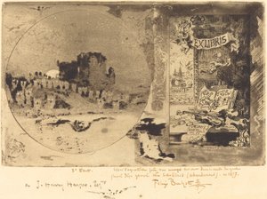 Le Château des hiboux (Uglenes slott) av Felix Hilaire Buhot