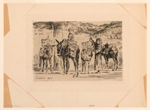 Sørens esler av Felix Hilaire Buhot