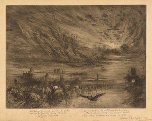 Les Esprits des Villes Mortes (Ånder fra de dødes byer) av Felix Hilaire Buhot