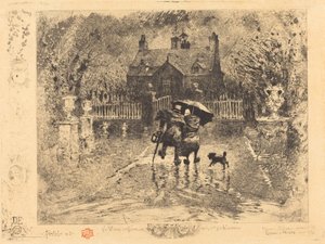 Country Neighbors Country Neighbors, 18791880. av Felix Hilaire Buhot