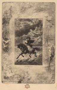 Ryno et Hermangarde (Ryno og Hermangarde) av Felix Hilaire Buhot