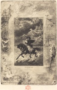 Ryno et Hermangarde, 18791880. av Felix Hilaire Buhot