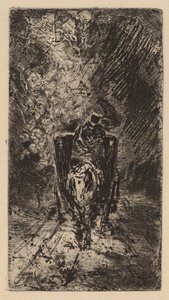 Milt og ideal, c. 1876. av Felix Hilaire Buhot
