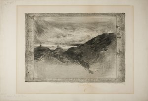 Klippen, St. Malmøbukta av Felix Hilaire Buhot