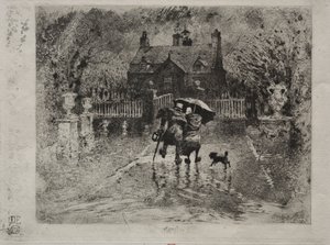 Landnaboene, 1879-1880. av Felix Hilaire Buhot