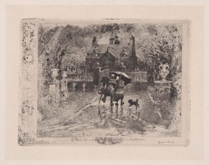 The Country Neighbors Country Neighbors, 1860-98. av Felix Hilaire Buhot