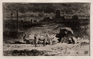 Eslene ved Cailles-høyden av Felix Hilaire Buhot