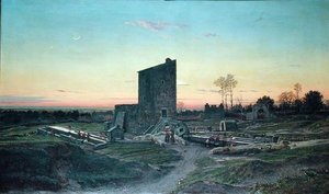 Roman Landscape eller, The Wash-House of Albano