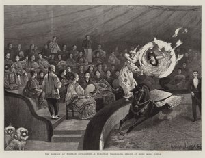 The Advance of the Western Civilization, et europeisk reisesirkus i Hong Kong, Kina