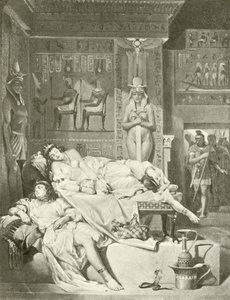 Antony og Cleopatra. Akt-V, Scene II (gravyr) av Felix Octavius Carr Darley