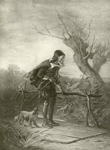 Som du vil. Akt II, Scene VII (gravyr) av Felix Octavius Carr Darley