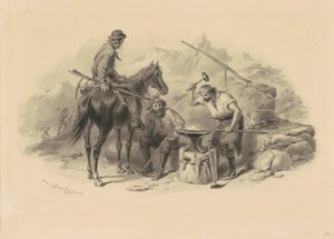 Smed i gullmarkene av Felix Octavius Carr Darley