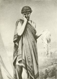 Cymbeline. Akt V-Scene I (gravyr) av Felix Octavius Carr Darley