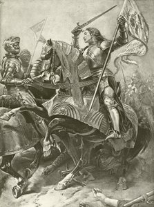 Første del Kong Henrik VI. Akt I, Scene V (gravyr) av Felix Octavius Carr Darley