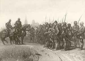 Første del av kong Henry IV. Akt IV, Scene II (gravyr) av Felix Octavius Carr Darley