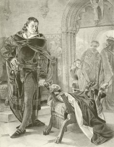 Hamlet. Akt I, Scene II (gravyr)