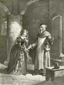 Mål for mål. Akt IV, Scene III (gravyr) av Felix Octavius Carr Darley
