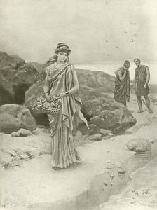 Perikles. Akt IV, Scene I (gravyr) av Felix Octavius Carr Darley