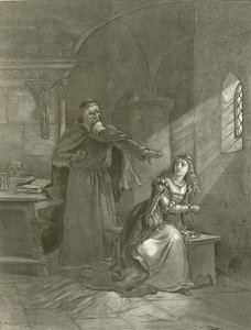 Romeo og Julie. Akt V, Scene III (gravyr)