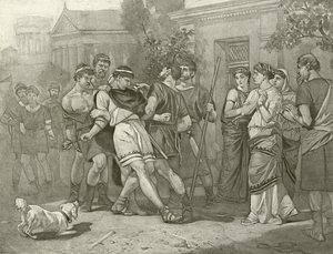 Feilens komedie. Akt IV, Scene IV (gravyr) av Felix Octavius Carr Darley