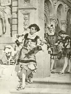To herrer fra Verona. Akt IV, Scene IV (gravyr) av Felix Octavius Carr Darley