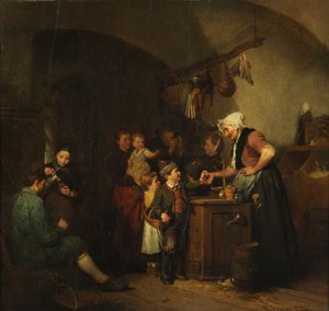 Inne i landsbybutikken av Felix Schlesinger