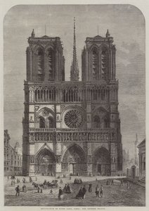 Restaurering av Notre Dame, Paris, den vestlige fasaden
