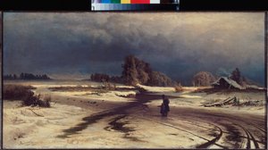 Degel (Tine) - Peinture de Fyodor Vasilyev (Feodor Alexandrovich, Fiodor Alexandrovitch Vassiliev (1850-1873), huile sur toile