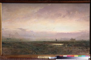 Matin (morgen) - Peinture de Fyodor Vasilyev (Feodor Alexandrovich, Fiodor Alexandrovitch Vassiliev (1850-1873), huile sur toile