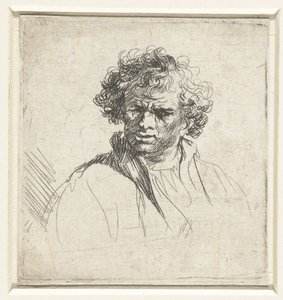 Byste av mann med forvridd ansikt av Ferdinand Bol (possibly)