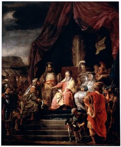 Moses og Jethro, c1655-c1656 av Ferdinand Bol