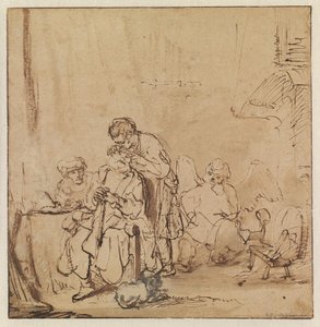 Helbredelsen av Tobit av Ferdinand Bol