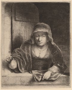 Kvinnen med pæren av Ferdinand Bol