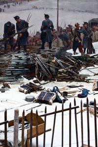 Bourbaki-Panorama von Ferdinand & Castres Edouard (1838-1902) Hodler