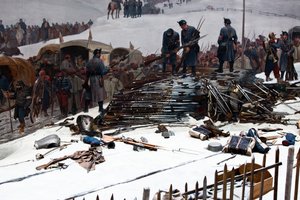 Bourbaki Panorama von Ferdinand & Castres Edouard (1838-1902) Hodler