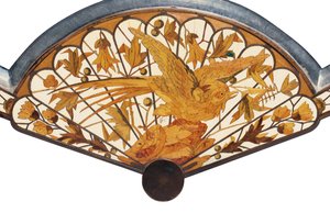 Detalj av et bordspeil, Maison Giroux, ca. 1880 av Ferdinand Duvinage