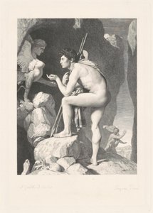 Ødipus av Ferdinand Gaillard, after Jean Auguste Dominique Ingres