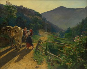 Rosenes tid av Ferdinand Georg Waldmüller