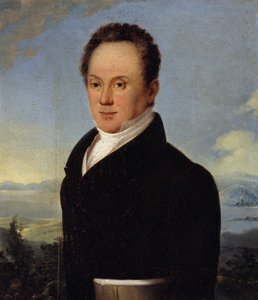 Portrett av Janos von Szallopek av Ferdinand Georg Waldmüller