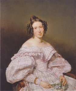 Portrett av en kvinne av Ferdinand Georg Waldmüller