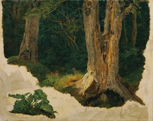 trestudie av Ferdinand Georg Waldmuller