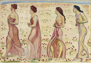 Følelsen. 1909/11 av Ferdinand Hodler