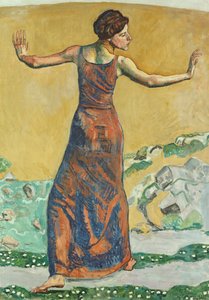 Joyous Woman, 1911 av Ferdinand Hodler