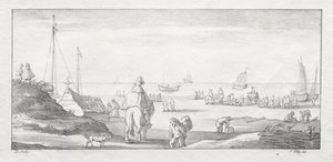 Langs en nederlandsk kyst av Ferdinand I Piloty