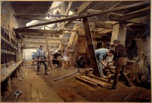 Formene. Maleri av Ferdinand Joseph Gueldry (1858-1945)