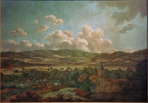Utsikt fra Aschaffenburg til Goldbach