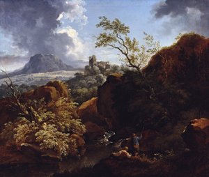 Landskap ved Neckar av Ferdinand Kobell