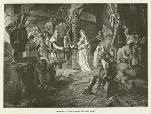 Frithiof ved hoffet til kong Ring av Ferdinand Leeke